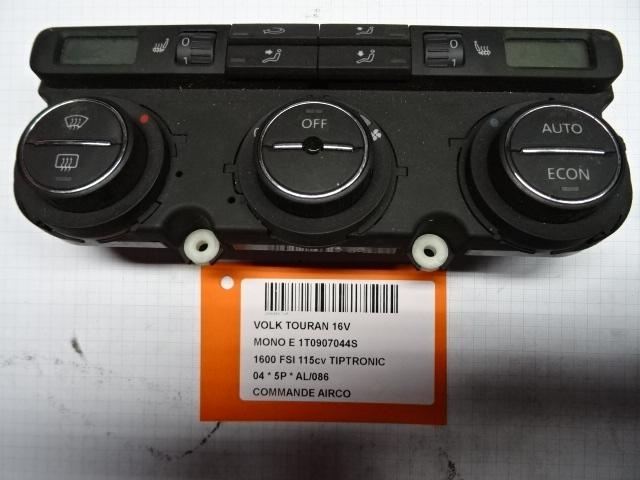 BEDIENINGSPANEEL AIRCO Touran (1T1 / T2) (1T0907044S), Gebruikt, Volkswagen