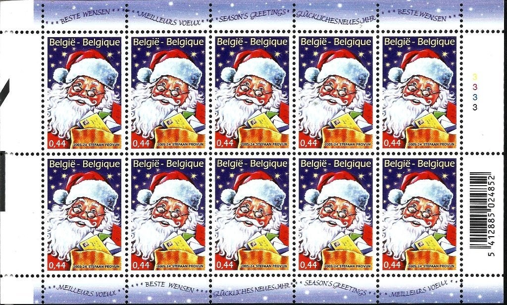 2005 Kerstmis en nieuwjaar OBP F3466**, Kerst, Orginele gom, Ophalen of Verzenden, Zonder stempel