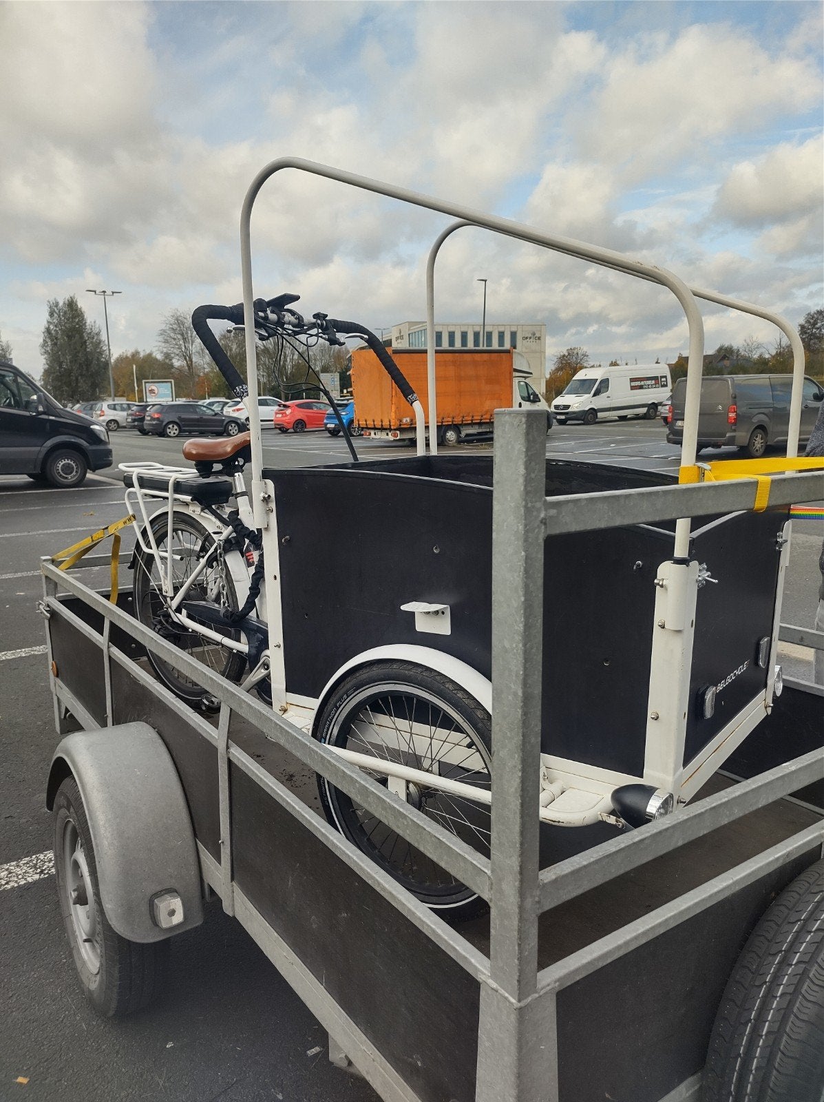 Belgocycle bakfiets, Ophalen