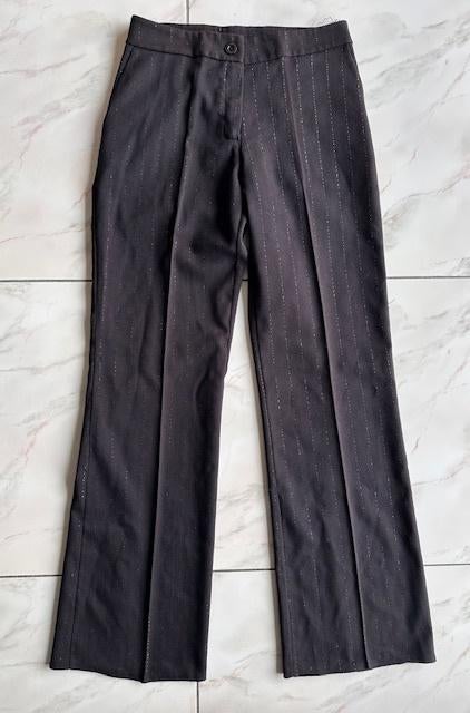 Broek met streepje XS (nr7052), Zwart, Ophalen of Verzenden, Zo goed als nieuw, Maat 34 (XS) of kleiner