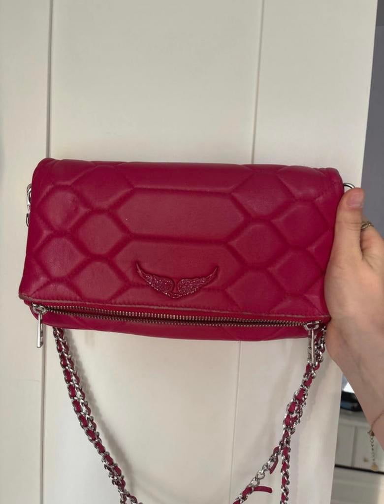Zadig voltaire tas, Handtassen en Accessoires, Ophalen of Verzenden, Gebruikt, Roze, Overige typen