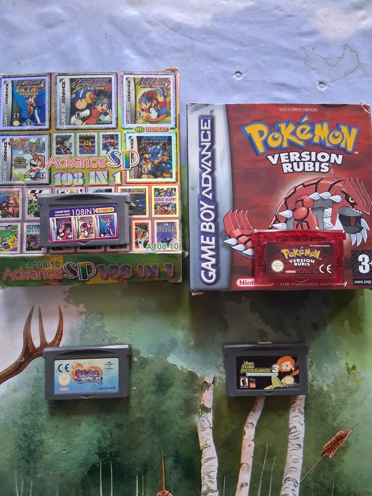 Jeux gameboy advance, Enlèvement