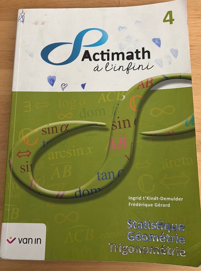 Actimath à l’infini 4, Livres, Enlèvement ou Envoi, Utilisé, Secondaire, Mathématiques A