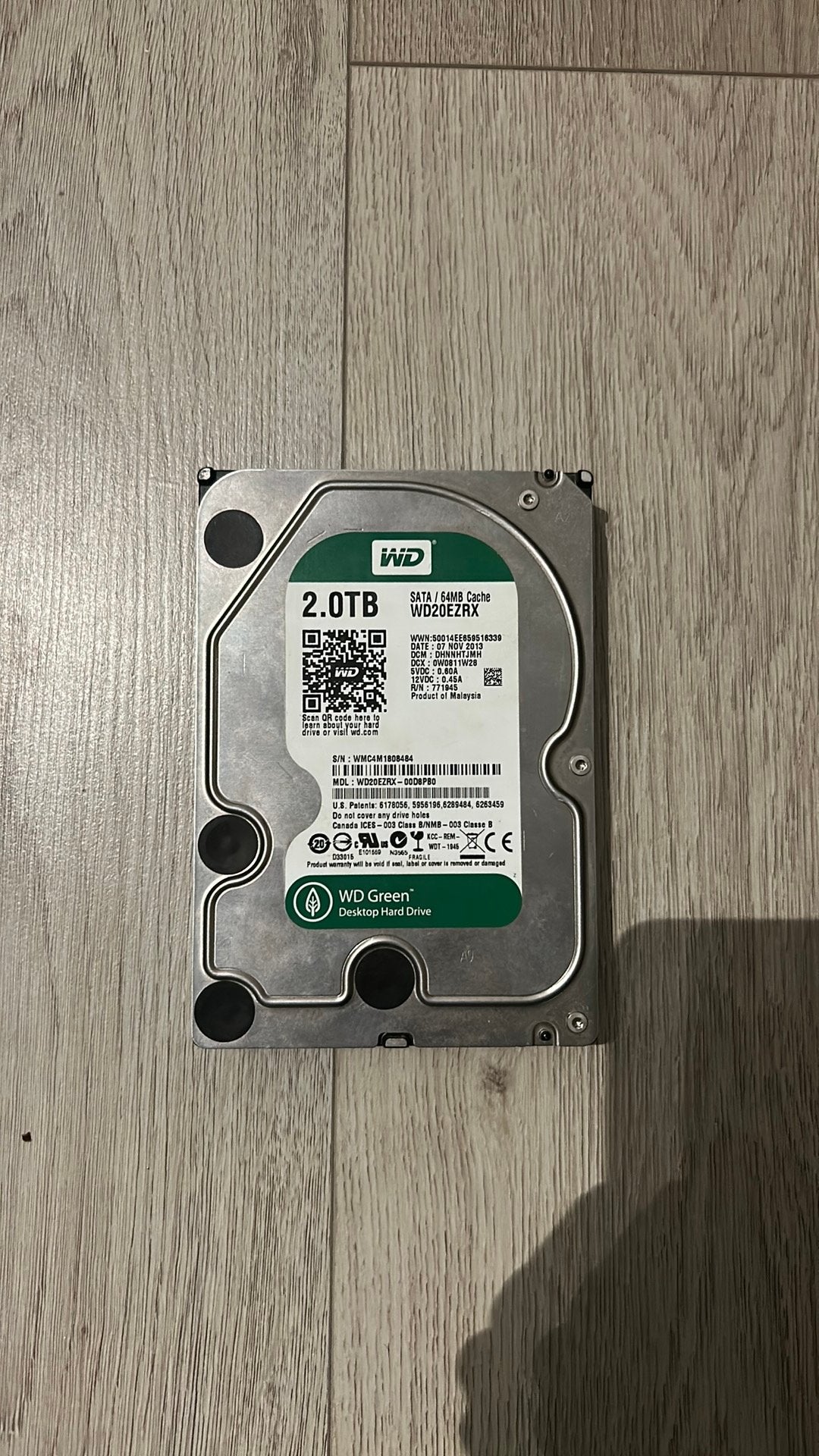 2tb hard drive, Computers en Software, Ophalen, Nieuw, Desktop