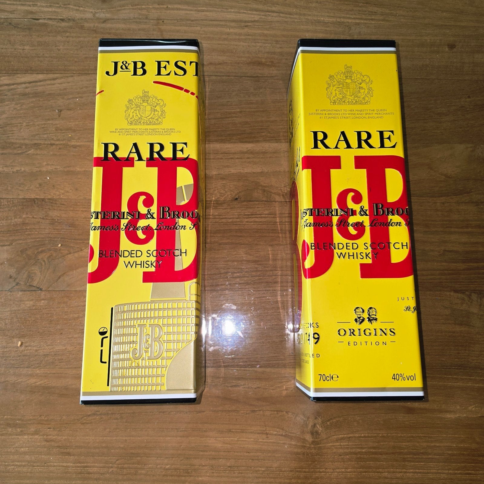boites métalliques J&B DIFFRENTES, Collections, Enlèvement
