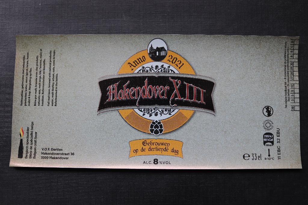 bier etiket, Verzamelen, Ophalen of Verzenden, Nieuw, Overige typen, Overige merken
