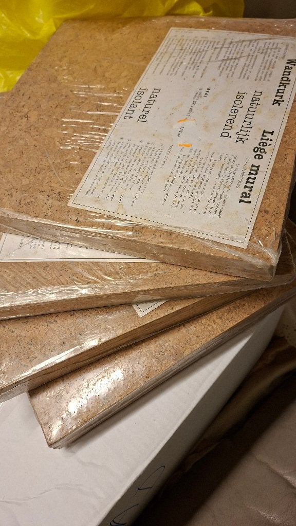 vierkante kurktegels, wandtegels voor prikborden, knutselen, Hobby en Vrije tijd, Knutselen, Nieuw, Knutselwerk, Ophalen of Verzenden
