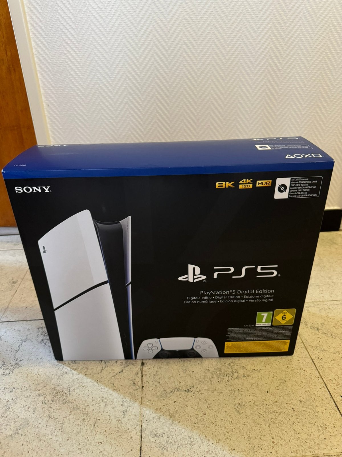 Playstation 5 Slim Digital Edition, Games en Spelcomputers, Spelcomputers | Sony PlayStation 5, Zo goed als nieuw, Playstation 5 Digital