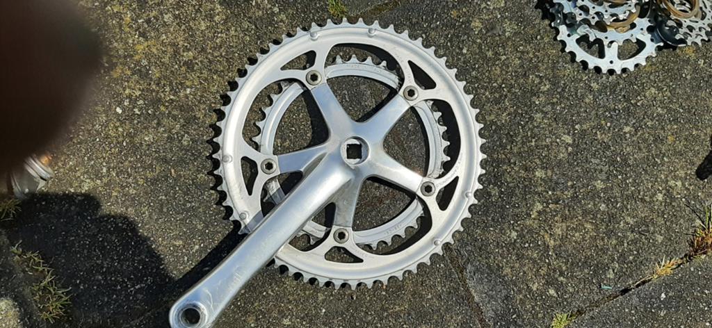 Campagnolo Mirage 9 - pièces de vitesse, Vélos & Vélomoteurs, Vélos Pièces, Utilisé, Pédalier ou Pédales, Aluminium, Racefiets