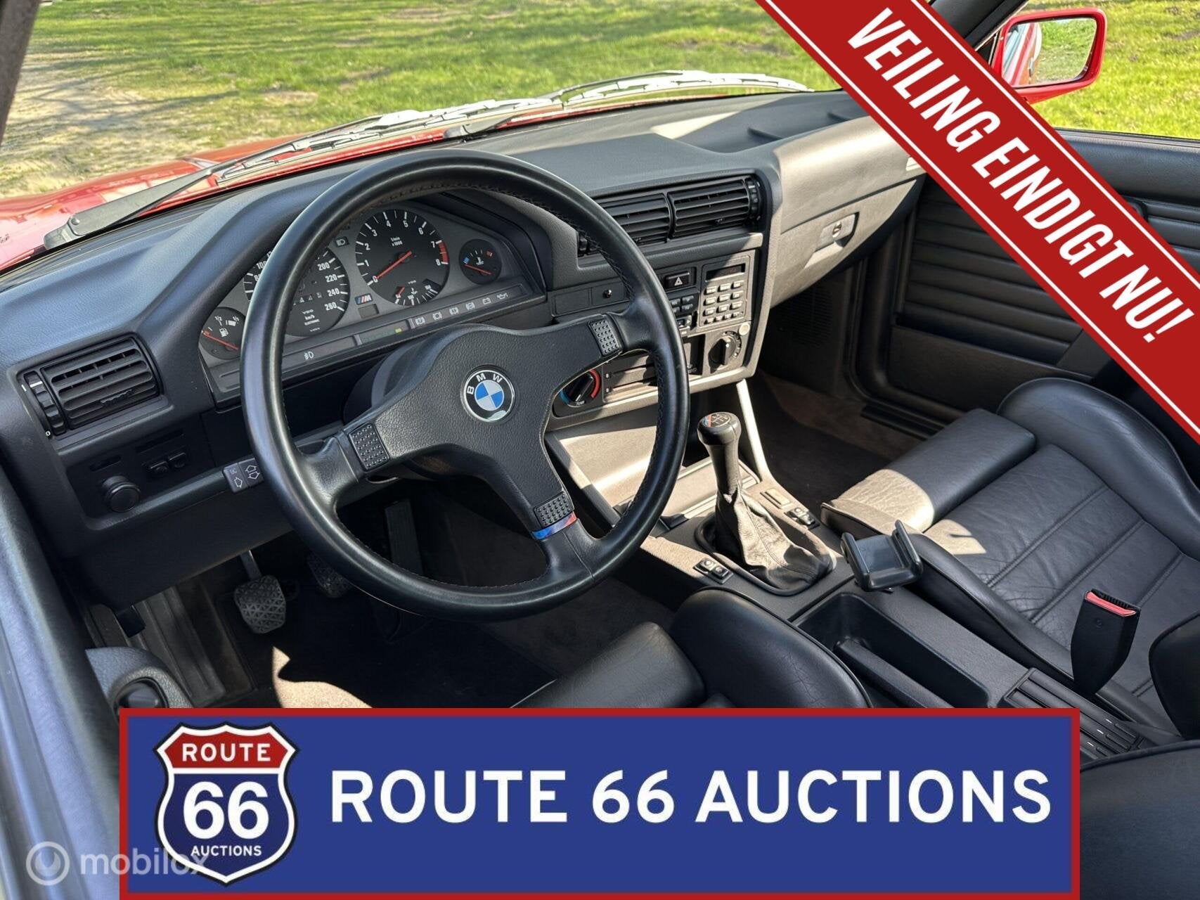 BMW M3 | 1989 | Route 66 Auctions, Auto's, Oldtimers, Zwart, Bedrijf, Handgeschakeld, Overige carrosserie