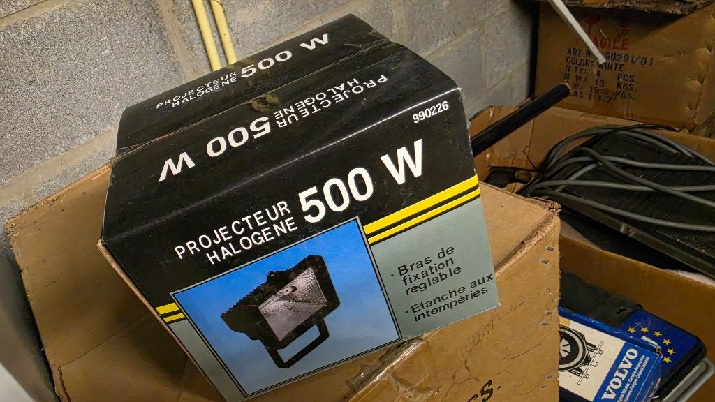 5x Halogeen lamp 500Watt (nieuw), Ophalen, Zo goed als nieuw