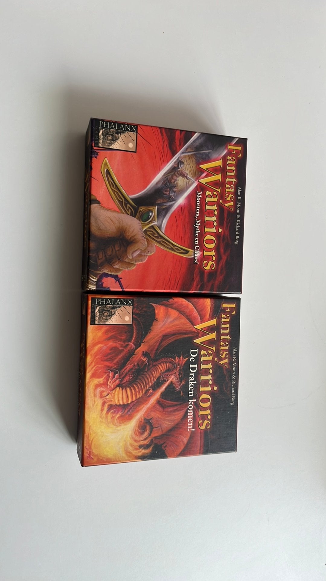 Fantasy Warriors (+uitbreiding), Hobby en Vrije tijd, Gezelschapsspellen | Kaartspellen, Een of twee spelers, Ophalen, Nieuw