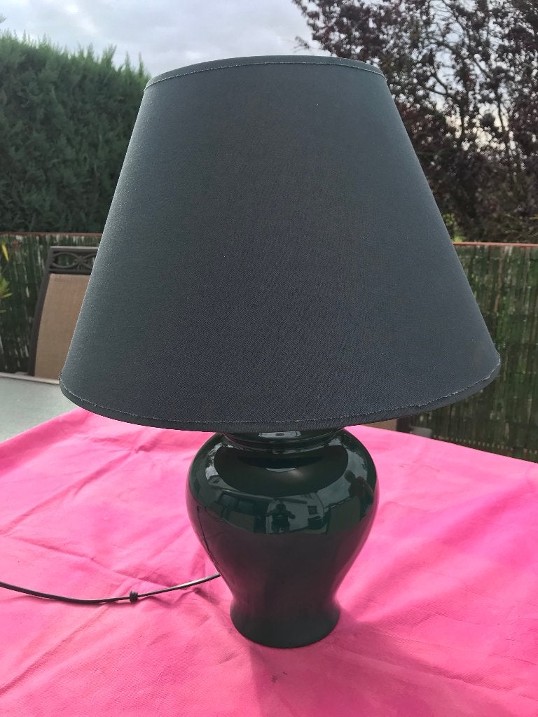 Lampe de salon, Maison & Meubles, Pierre/céramique, Vert, 60 cm, Enlèvement