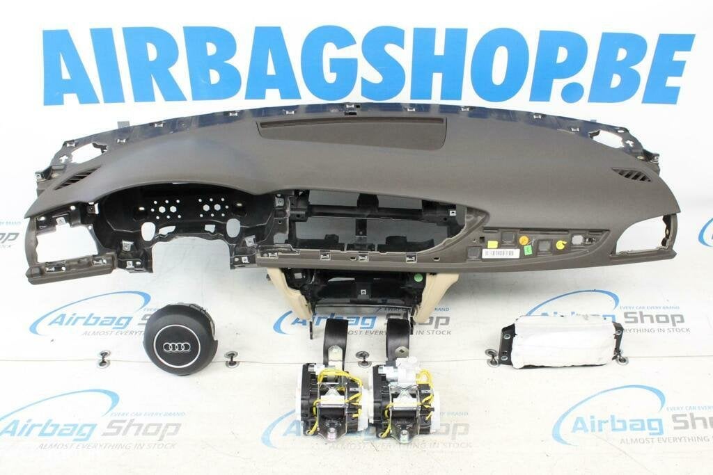Airbag kit Tableau de bord brun beige Audi A6 4G (2011-2018), Enlèvement ou Envoi, Utilisé