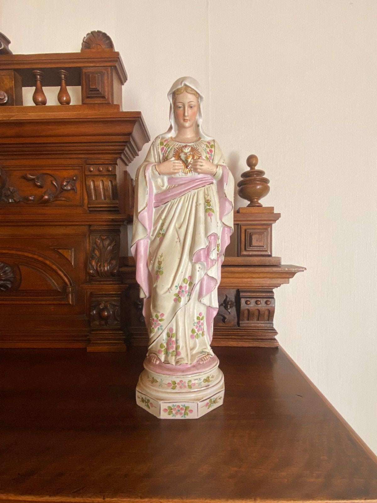 Groot marie beeld, Ophalen