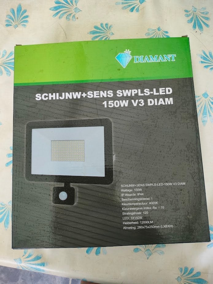 Schijnwerper met sensor, Ophalen, Led, Overige typen, Nieuw