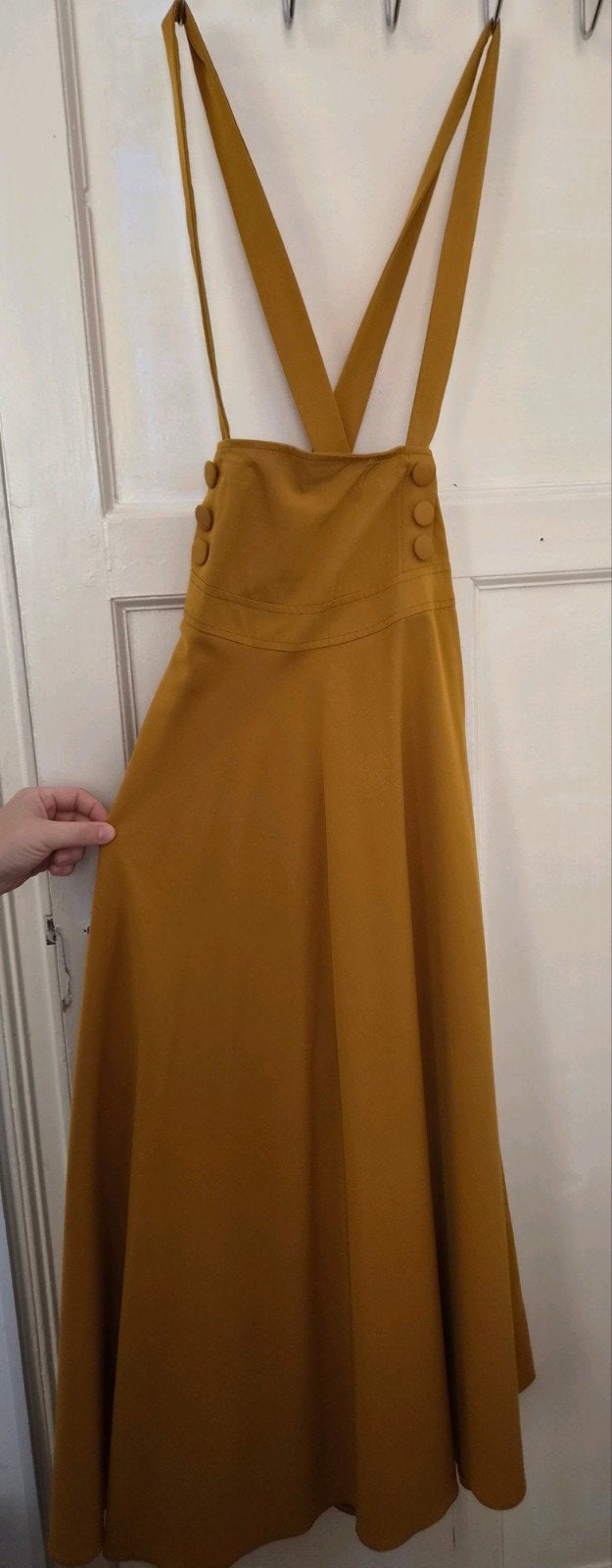 Rok met schouderbanden, Vêtements | Femmes, Jupes, Jaune, Taille 36 (S), Comme neuf, Enlèvement