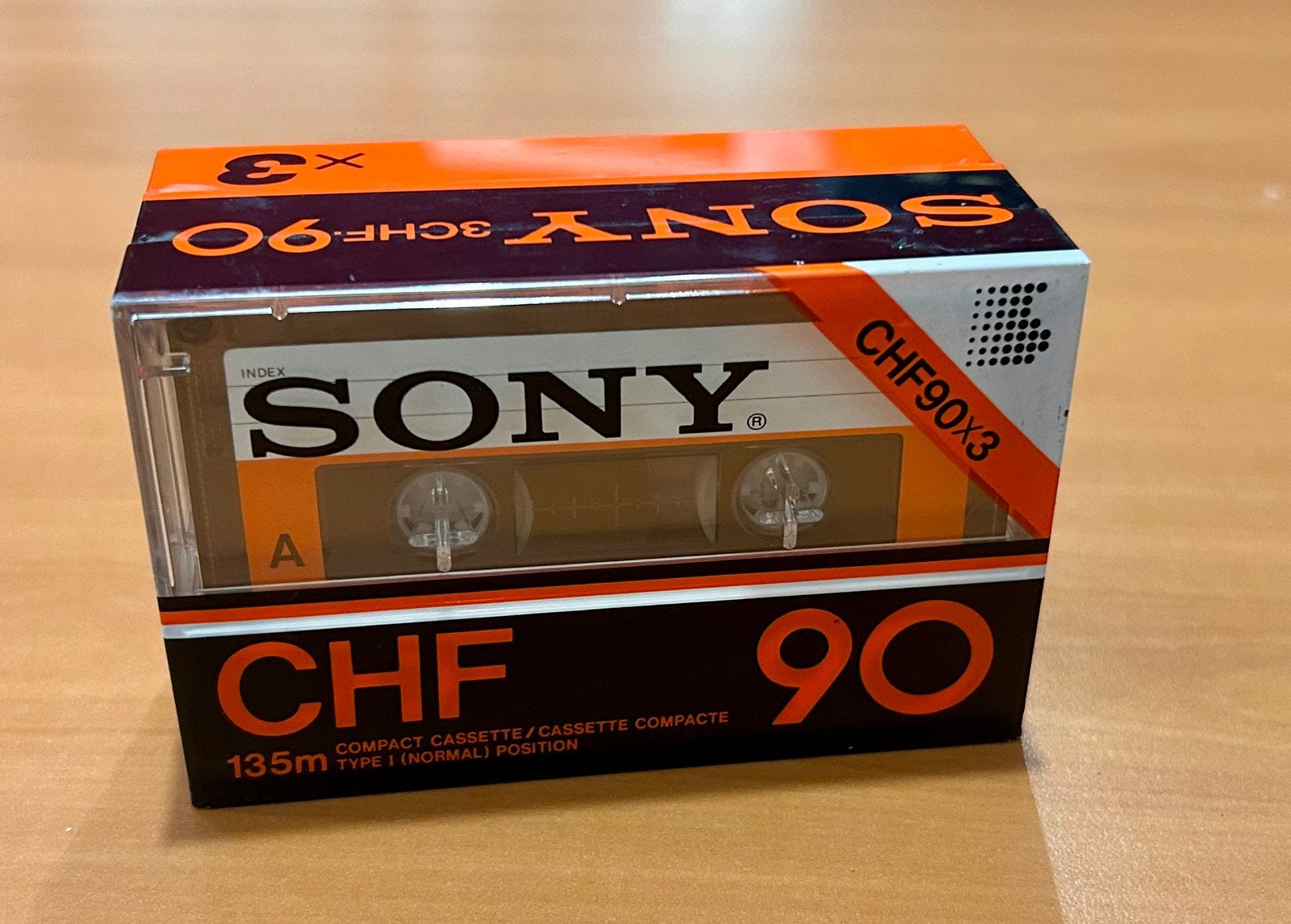 Pack 3 Cassettes Audio SONY CHF 90 – Neuves & Blister, Enlèvement ou Envoi, Neuf, dans son emballage