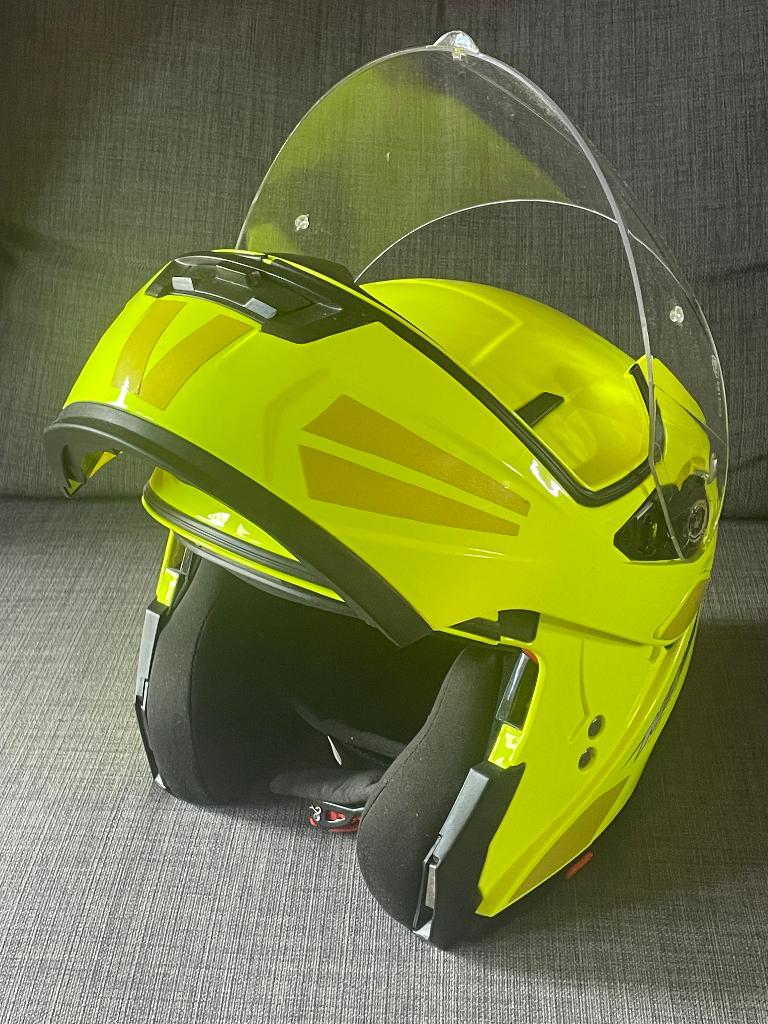 NOX modulaire helm maat L in uitstekende staat, Motoren, Kleding | Motorhelmen, Overige merken, Dames, Ophalen of Verzenden, Integraalhelm