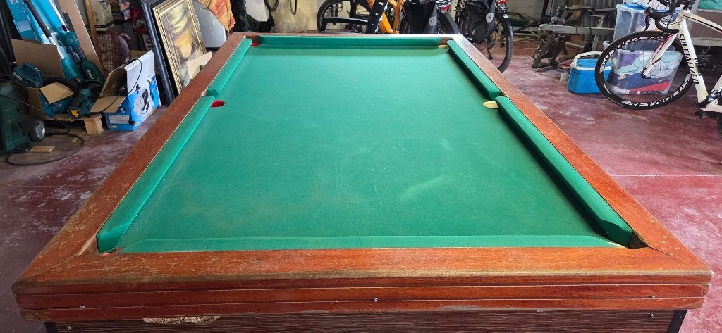 Engelse snooker biljart, Sport en Fitness, Biljarten en Poolen, Ophalen, Gebruikt, Snookertafel