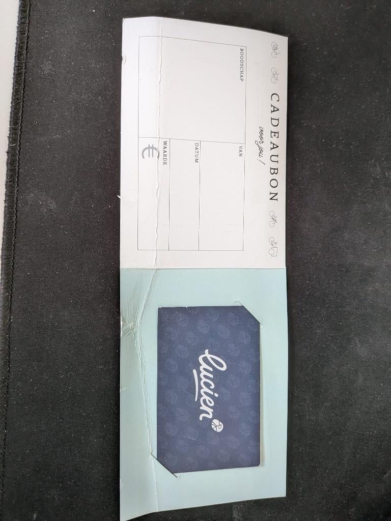 Bon fietsenwinkel Lucien (300 euro), Fietsen en Brommers, Ophalen, Nieuw