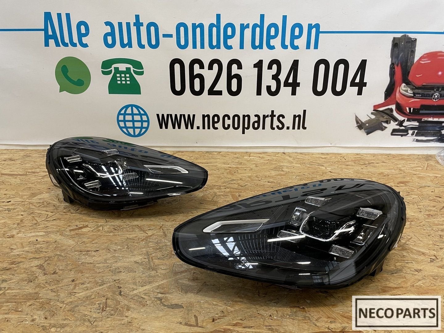 PORSCHE CAYENNE VOL LED KOPLAMP KOPLAMPEN COMPLEET MODULES, -, Porsche, Utilisé, -