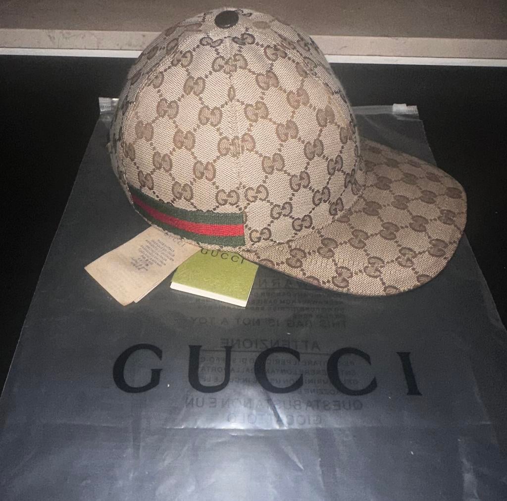 Klassieke gucci pet beige, Ophalen of Verzenden, Pet