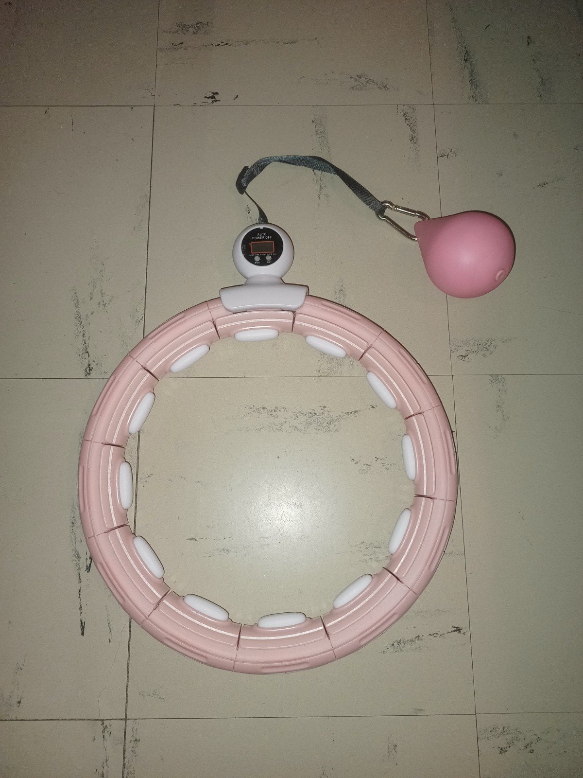 Cerceau lesté - Hula hoop à poids à compteur digital neuf, Enlèvement ou Envoi, Avec poids, Neuf, Cerceau