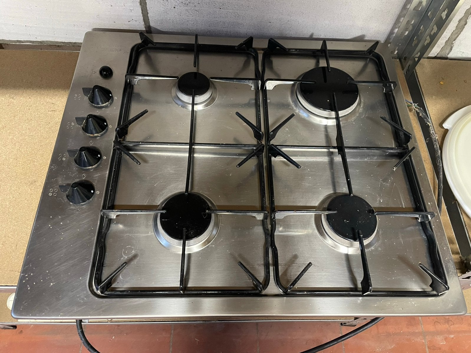 Feu à gaz, Electroménager, Gaz, 4 zones de cuisson, Encastré, Enlèvement
