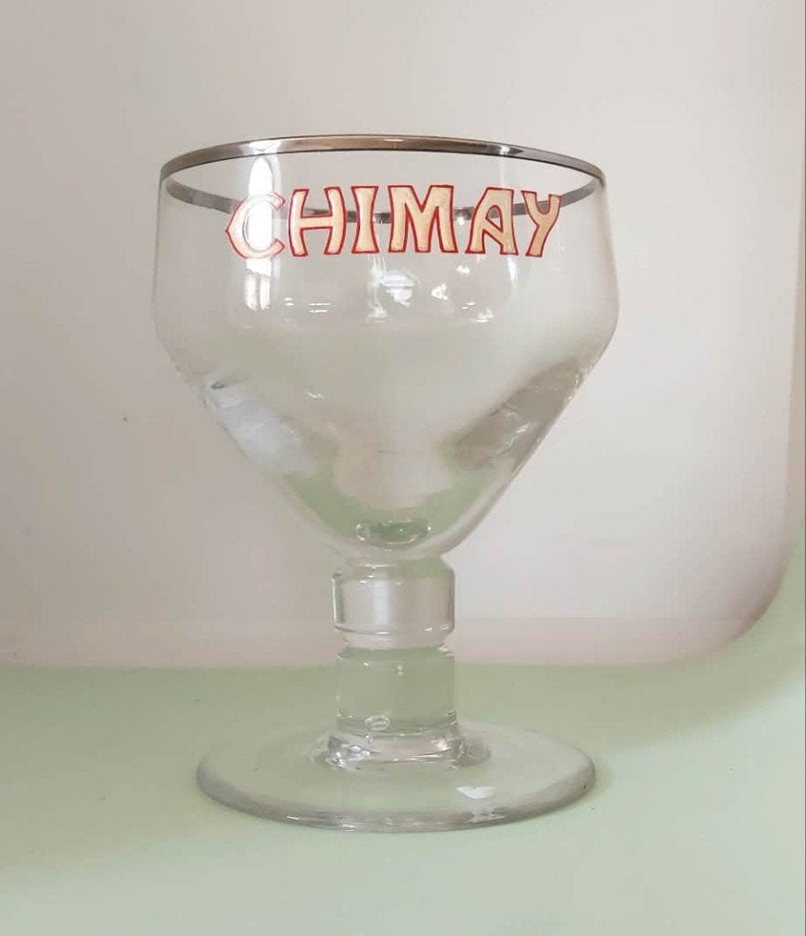 verre chimay émaillé, Antiquités & Art, Enlèvement ou Envoi