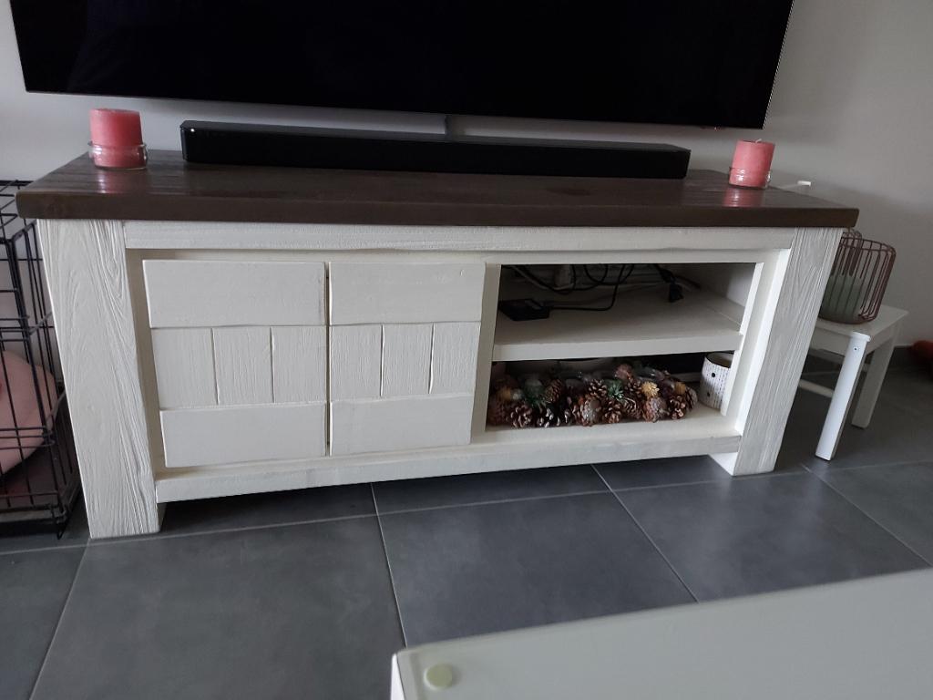 TV meubel, Huis en Inrichting, Ophalen, 100 tot 150 cm, 100 tot 150 cm, Zo goed als nieuw