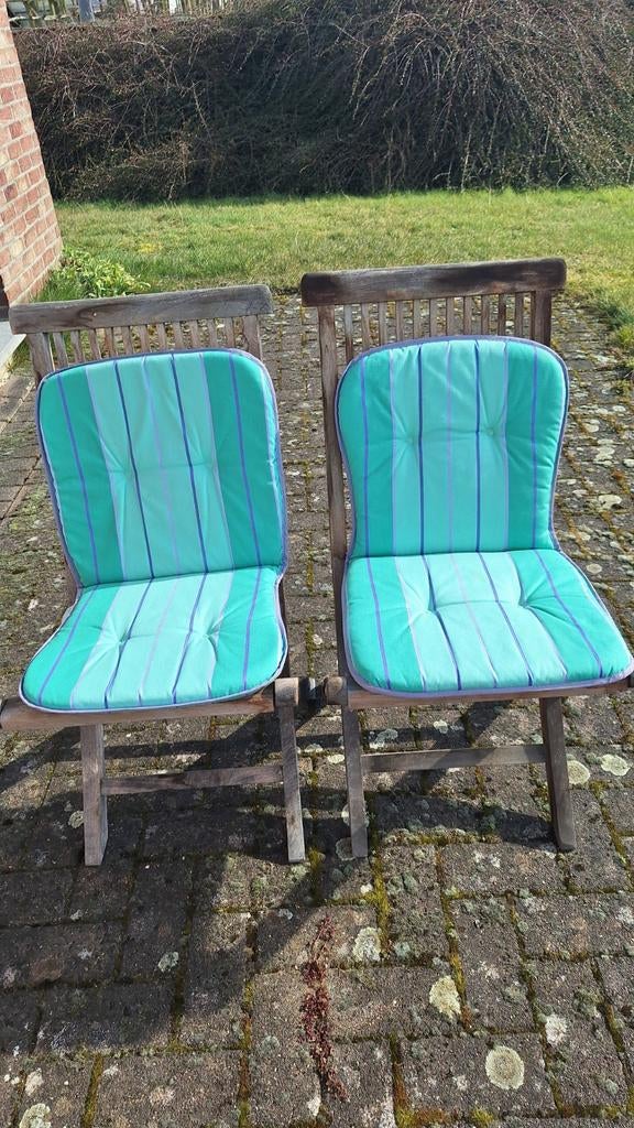 Ensemble de 2 coussins de chaise de jardin, prix de siège ba, Enlèvement ou Envoi