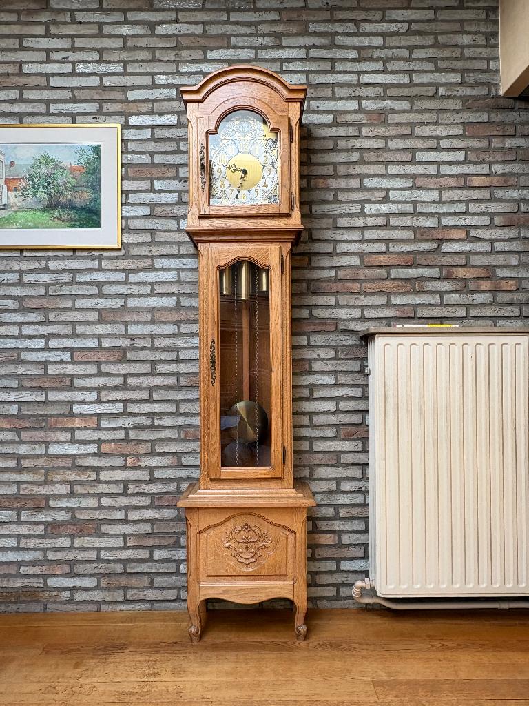 Eikenhouten staande klok, Antiek en Kunst, Antiek | Klokken, Ophalen