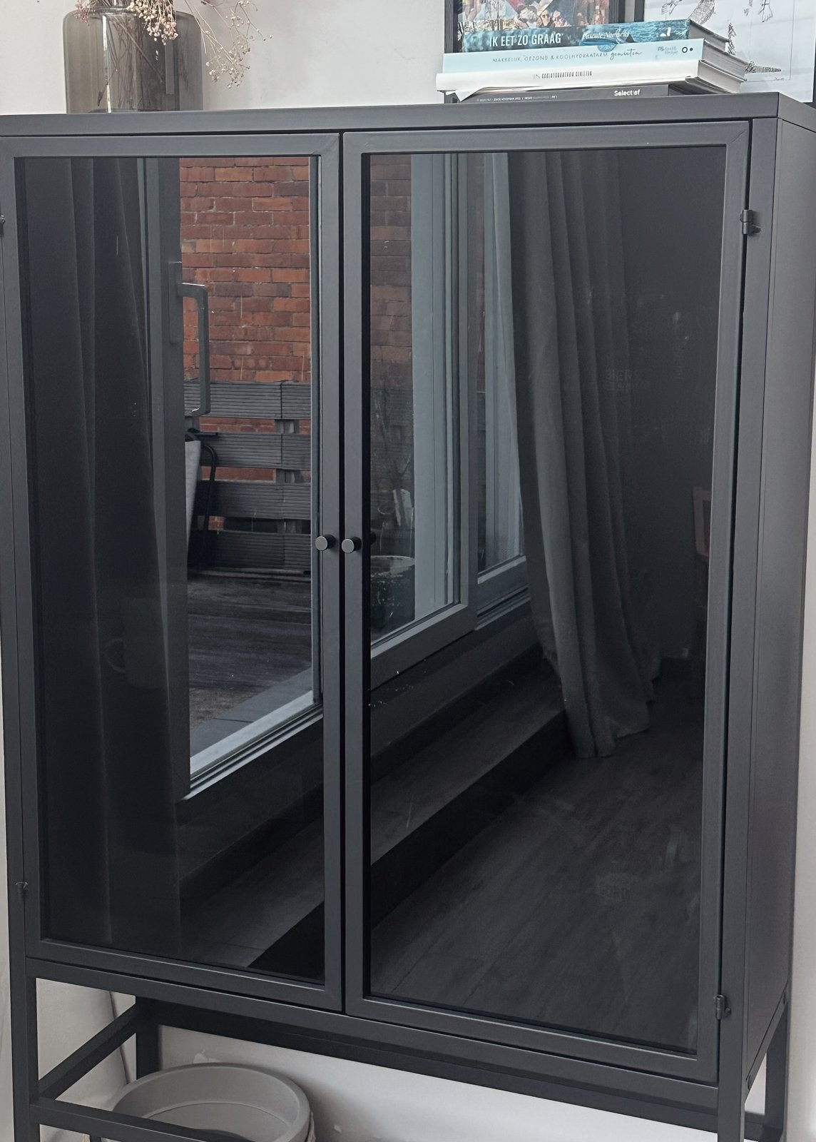 Vitrine kast, Huis en Inrichting, Ophalen, Zo goed als nieuw