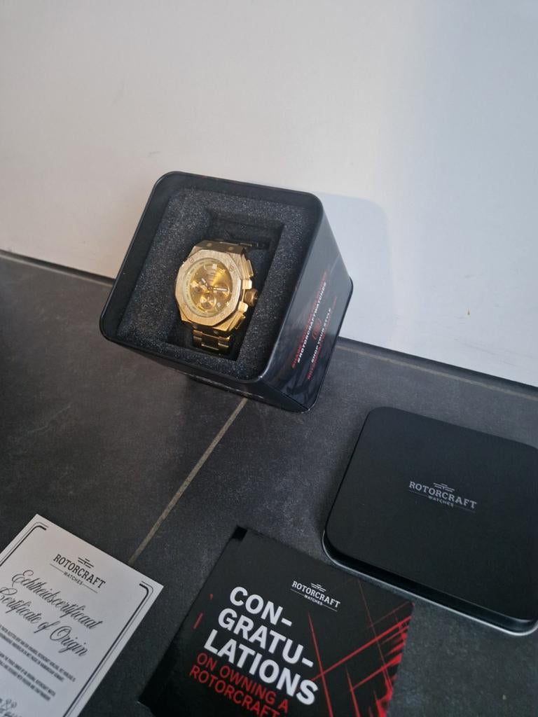 Herenhorloge Rotorcraft Skyfall   NIEUW  !!!!, Ophalen, Staal, Staal