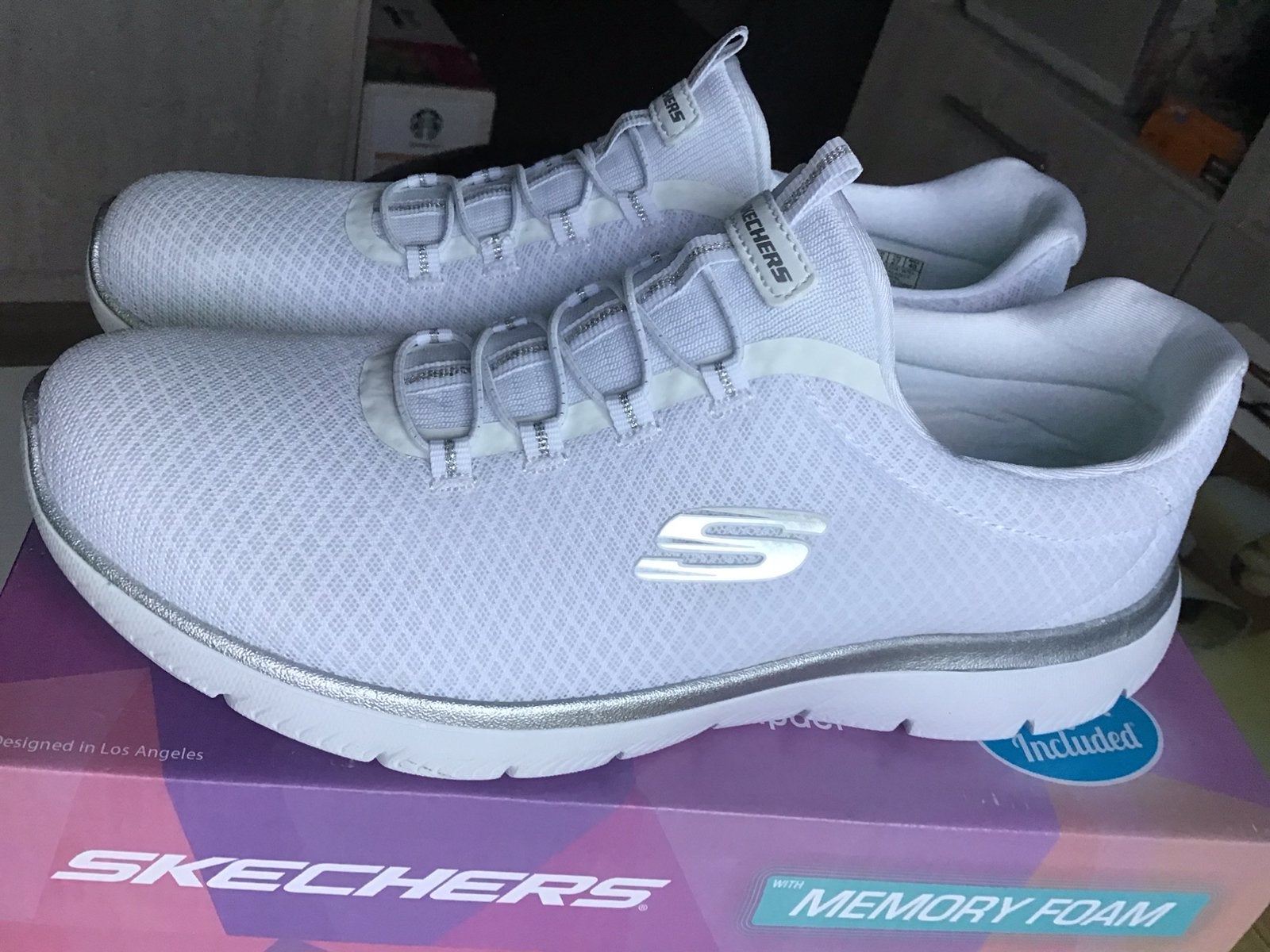 Sketchers 40 (nieuw), Enlèvement ou Envoi, Comme neuf, Blanc