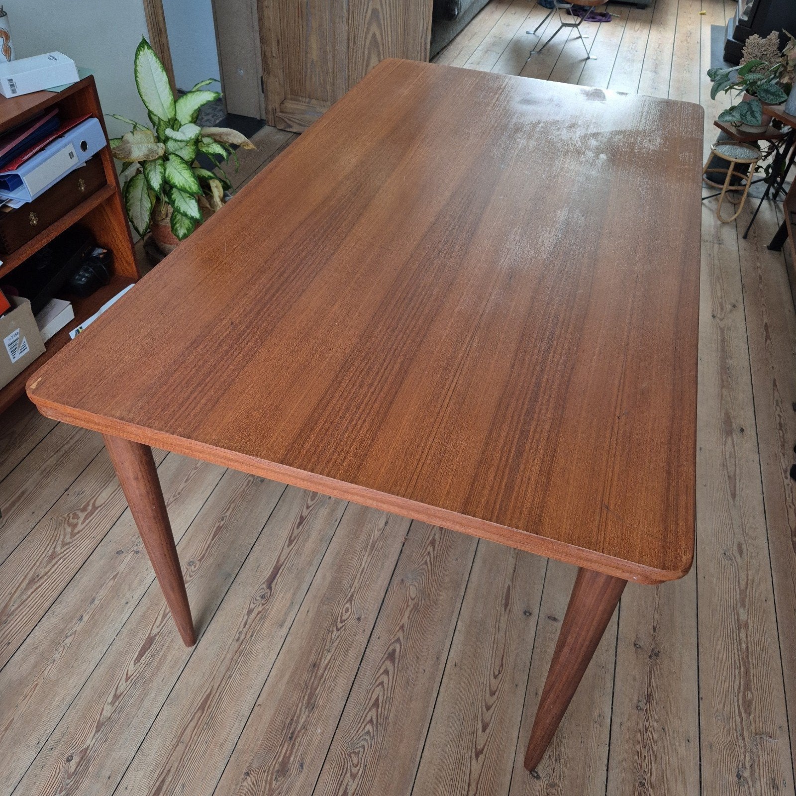 Table en teck danoise vintage, Maison & Meubles, Tables | Tables à manger, Enlèvement
