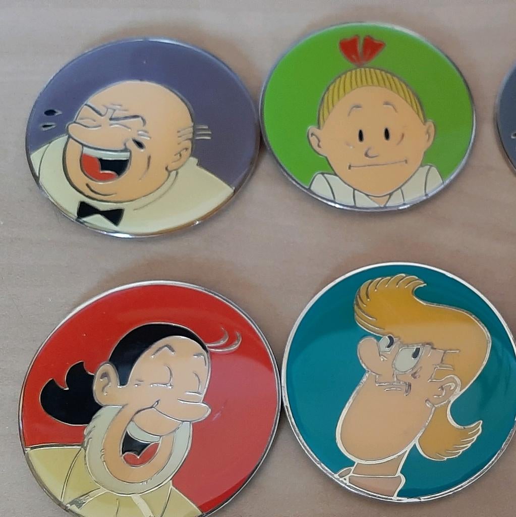 Aangeboden vijf magneten van Stripfiguren., Verzamelen, Flippo's, Ophalen of Verzenden