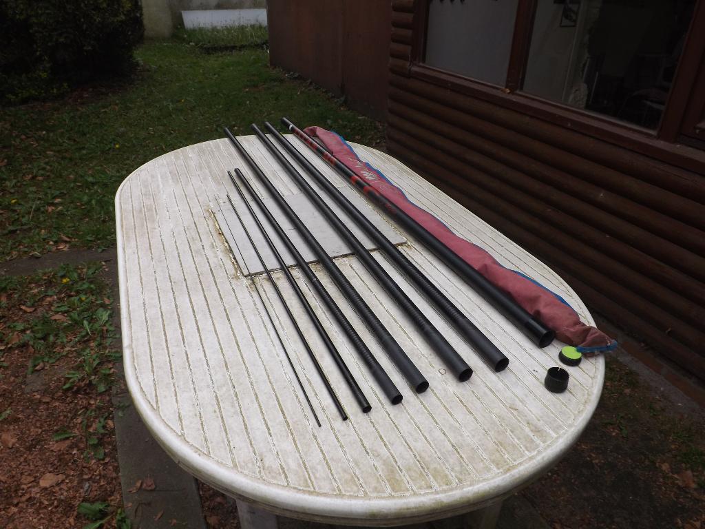 vaste hengel van MALEVE een TITAN 95, Watersport en Boten, Ophalen, Gebruikt, Vaste hengel