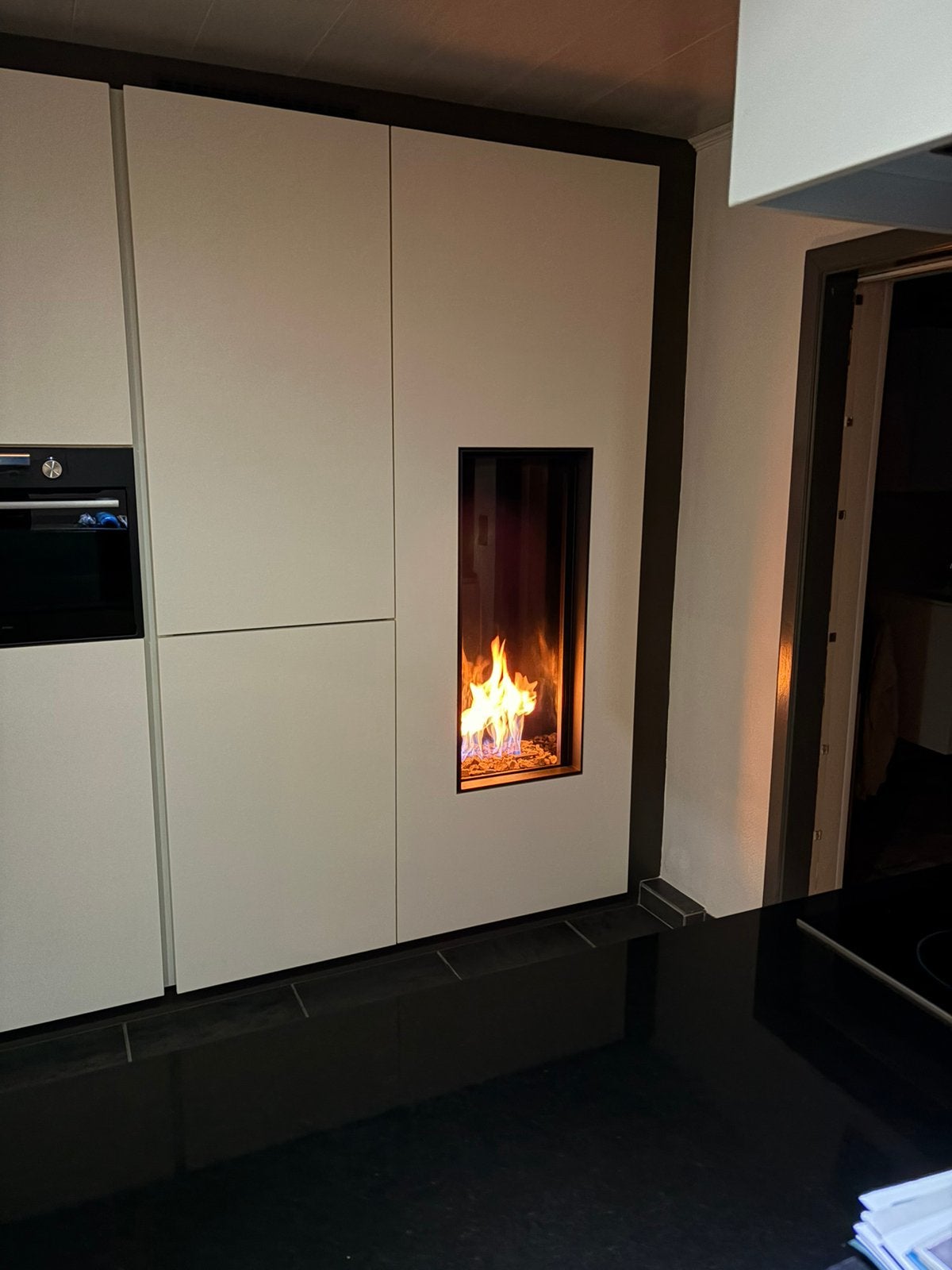 Inbouw gashaard hoge kwaliteit., Huis en Inrichting, Ophalen, Gebruikt, Inbouwhaard, Gashaard
