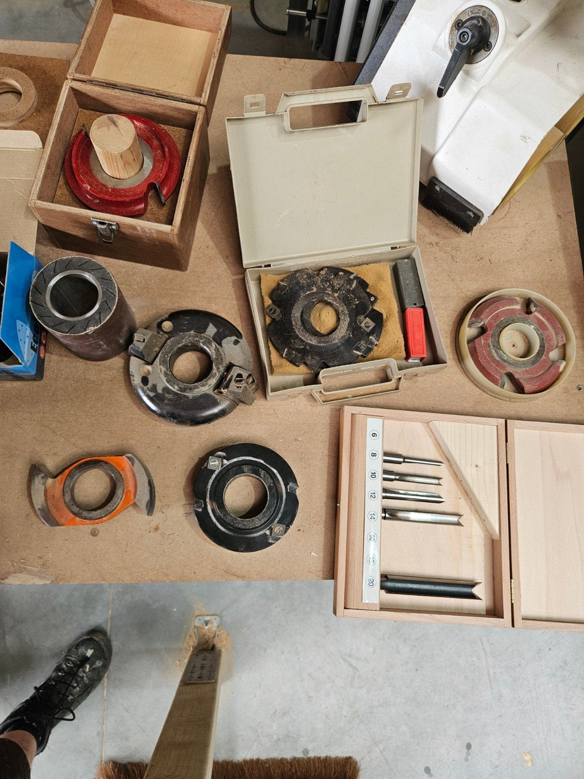 Set van verschillende frezen 50mm, Ophalen