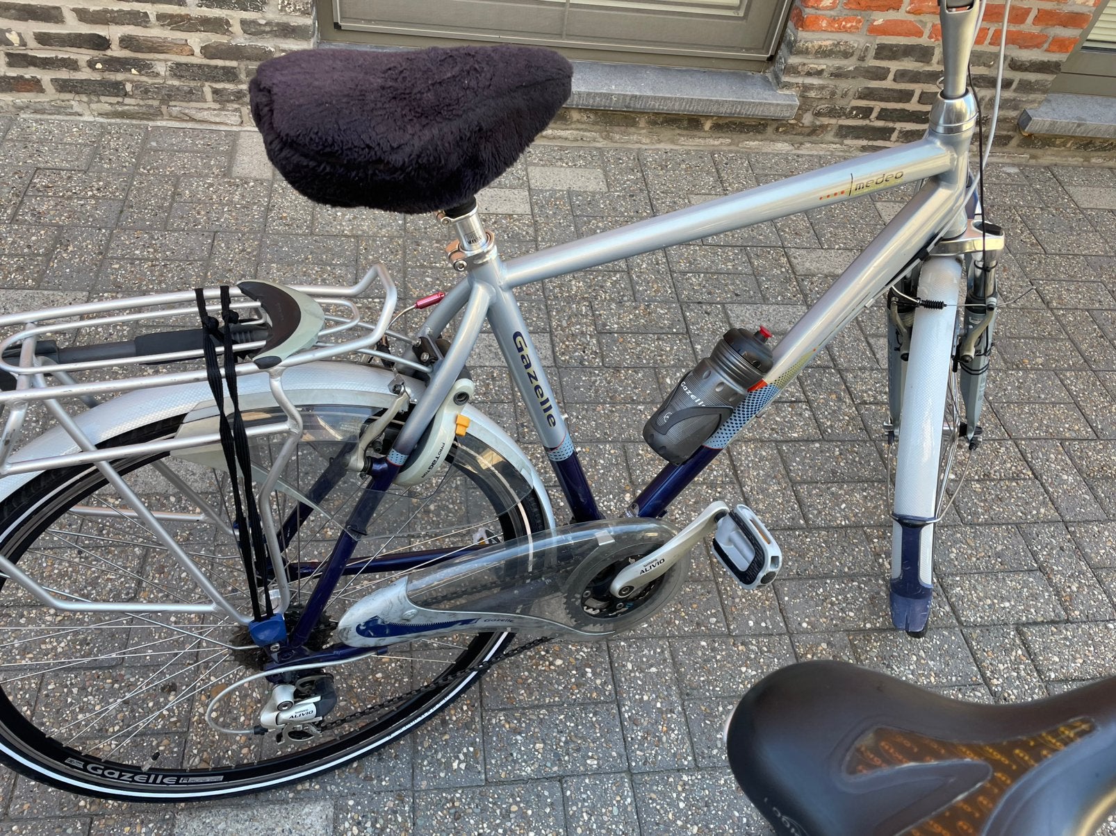 gazelle medeo herenfiets  maat 57, Gebruikt, Velgrem, Ophalen of Verzenden, Gazelle