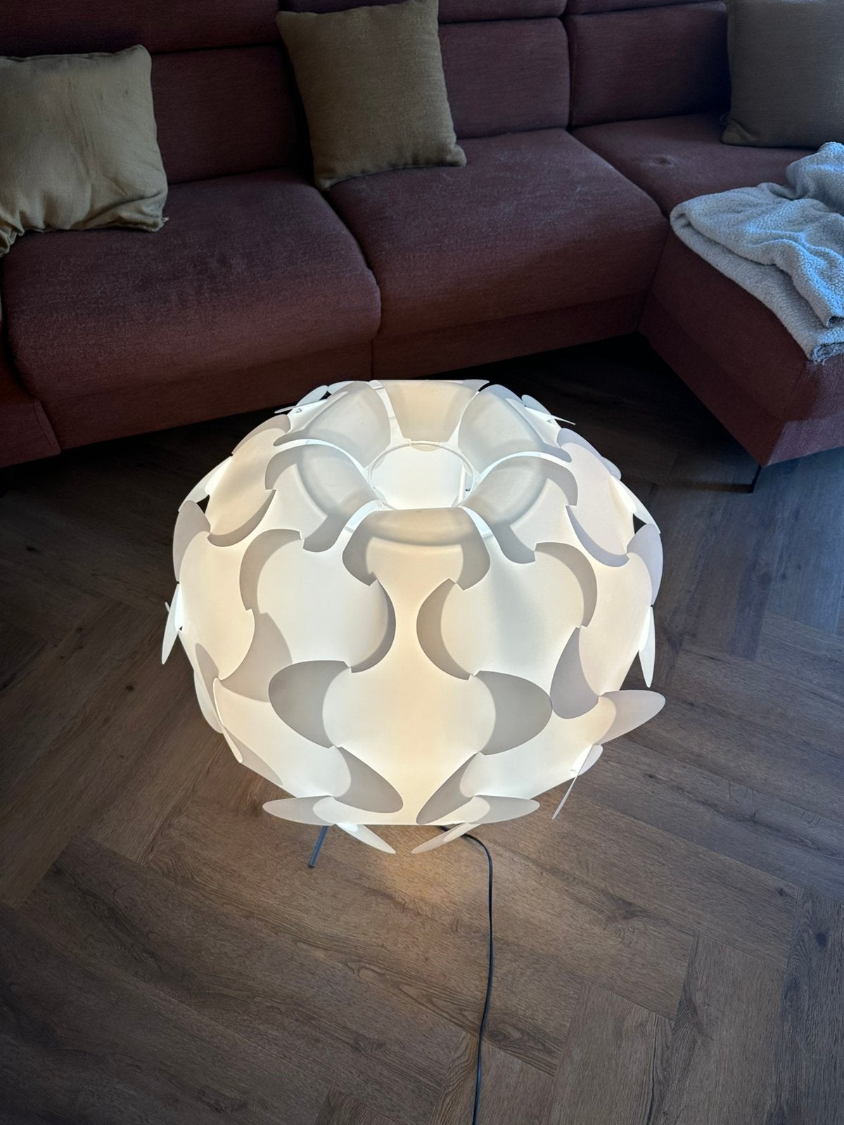 Ikea grote vintage bol vloerlamp 70cm staanlamp, Huis en Inrichting, IKEA, Ophalen, Zo goed als nieuw, Vintage