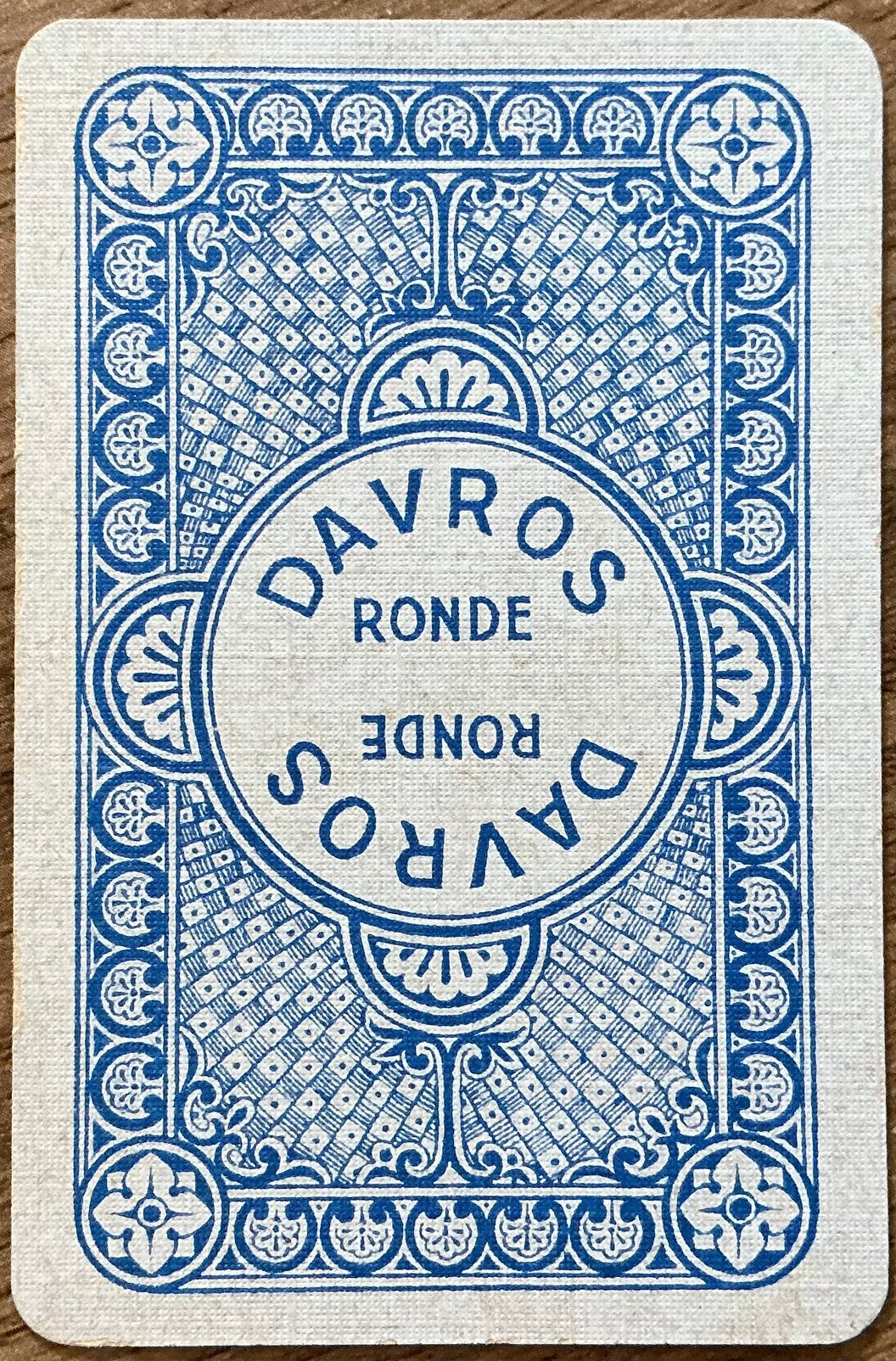 Carte à jouer DAVROS, Collections, Enlèvement ou Envoi, Comme neuf, Carte(s) à jouer
