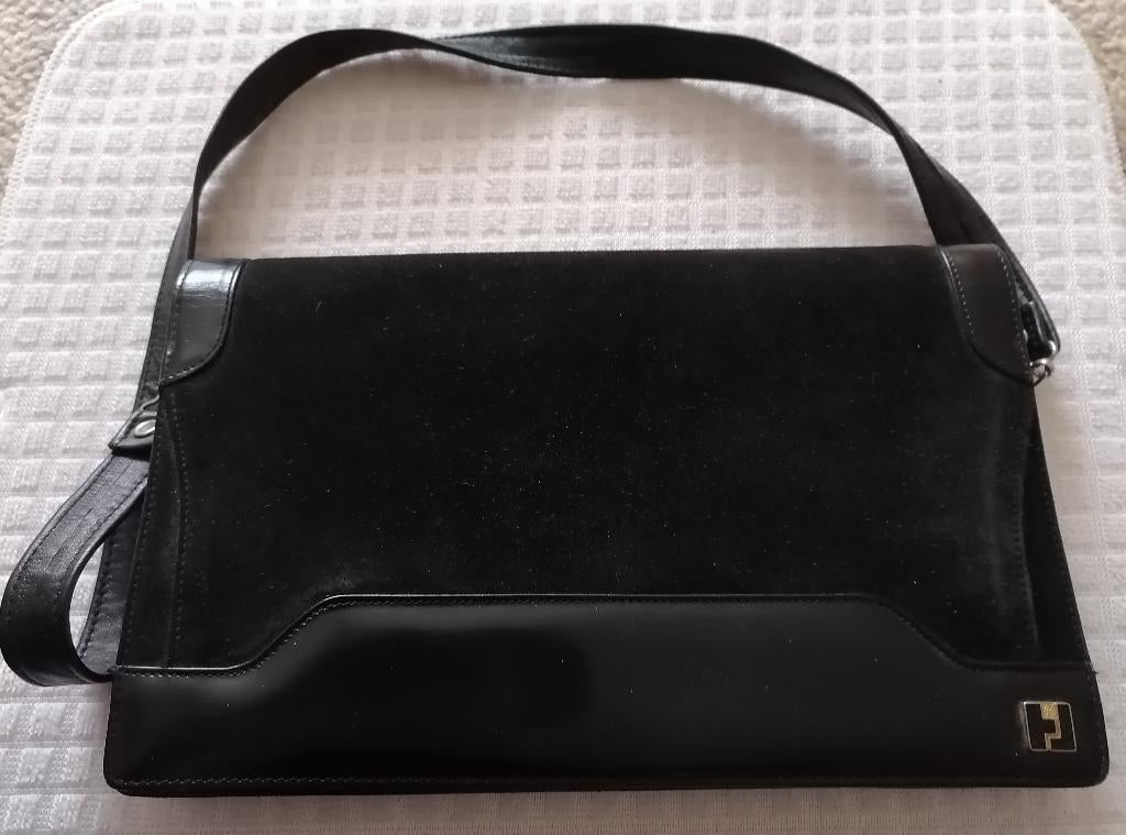 Handtas Ted Lapidus, Handtassen en Accessoires, Tassen | Damestassen, Ophalen of Verzenden, Zo goed als nieuw, Zwart, Handtas