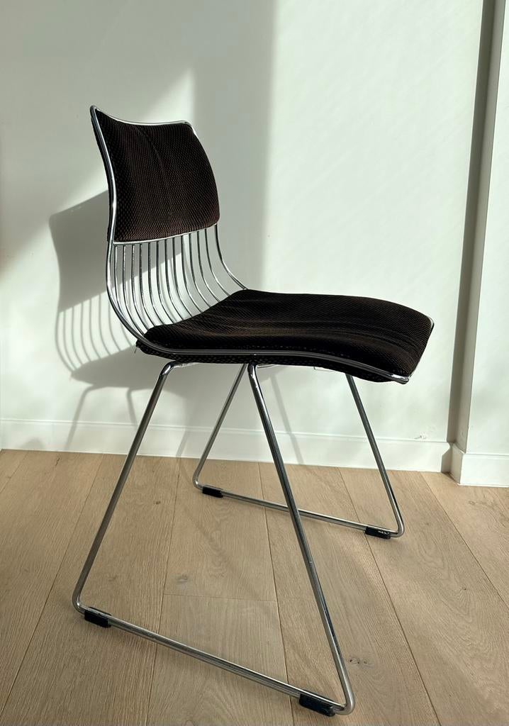 Rudi Verelst chairs (6), Huis en Inrichting, Ophalen, Bruin, Stof, No@mail.be