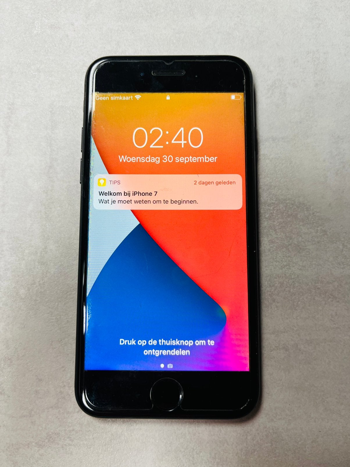 Iphone 7, Telecommunicatie, Ophalen, 80 %, Gebruikt, Zwart