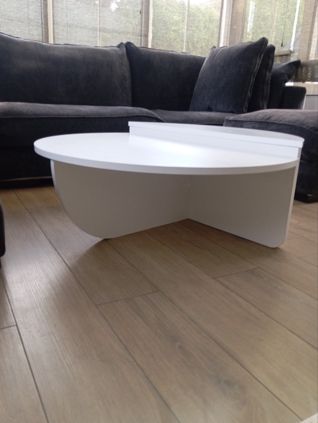 salontafel, Maison & Meubles, Tables | Tables de salon, Rond, Comme neuf, Enlèvement, 50 à 100 cm