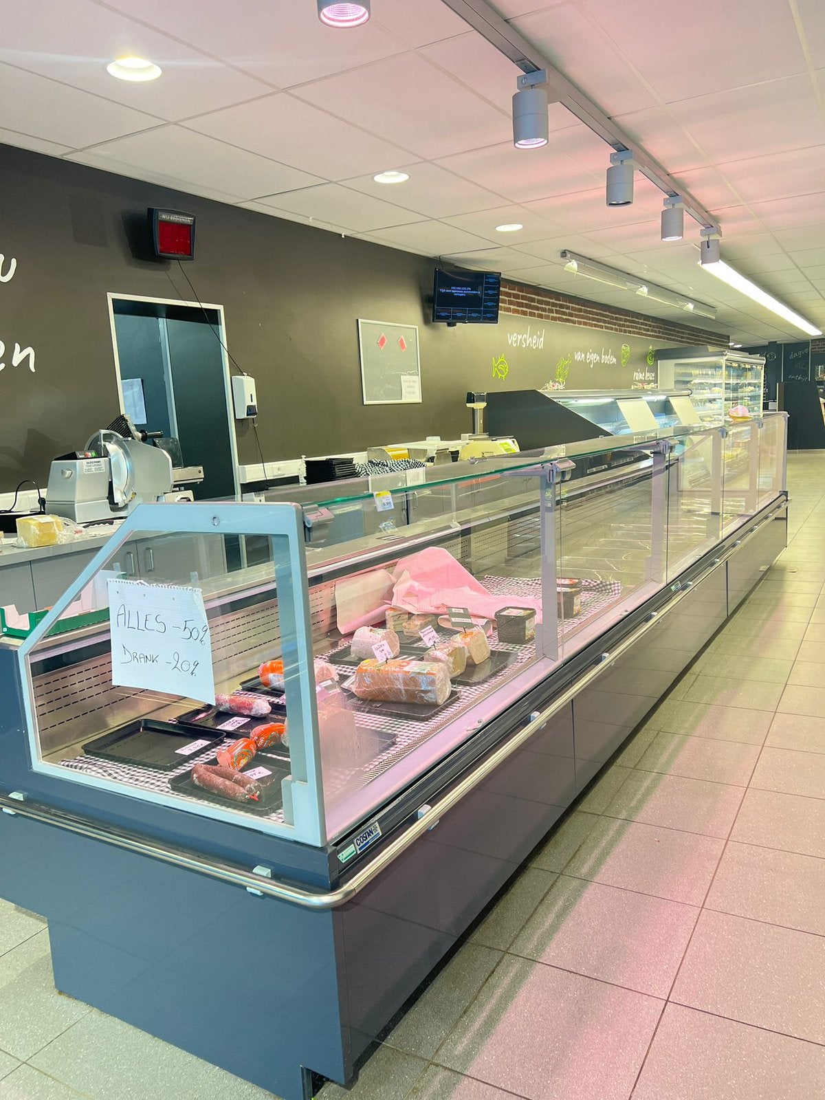Koel vitrine, Zakelijke goederen, Ophalen, Gebruikt, Bakkerij en Slagerij
