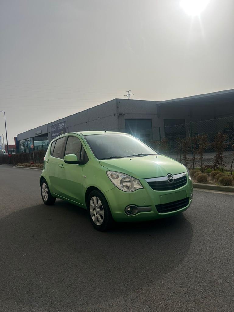 Opel Agila 0.9 Benzine 44kw bj2008 km: 59500 1j garantie, Bedrijf, Handgeschakeld, 5 deurs, Elektrische ramen